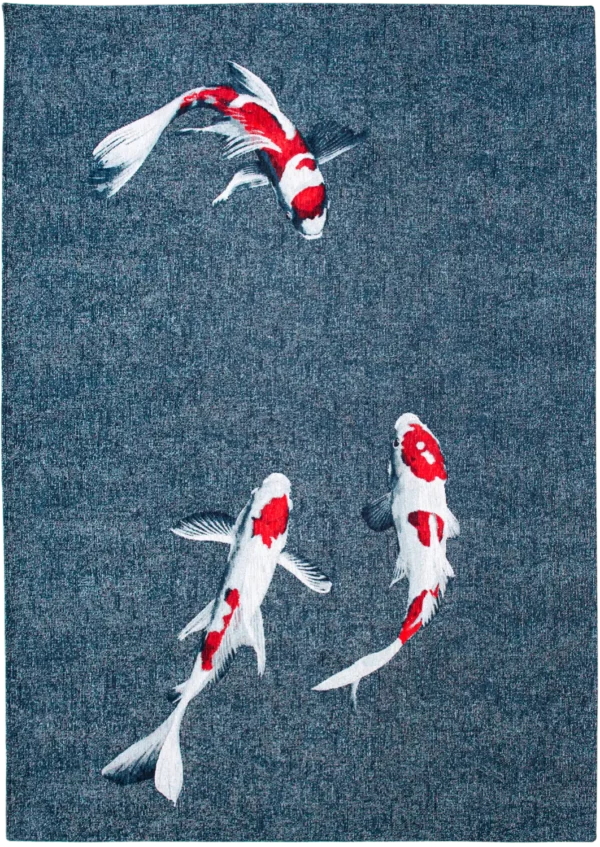 9390 Japanese Pond rug from the Louis De Poortere Ecorugs 2024 collection